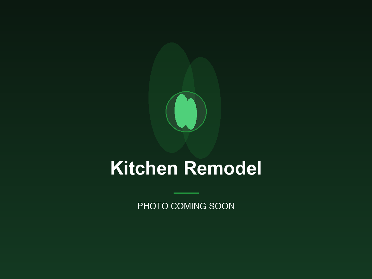 Kitchen remodel project by Pacific Green Homes, photo coming soon